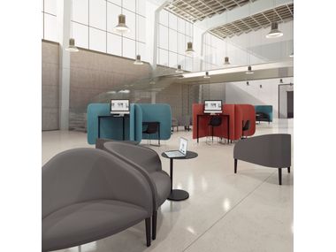 CELLULAR Leather armchair with armrests By Brunner | design ...