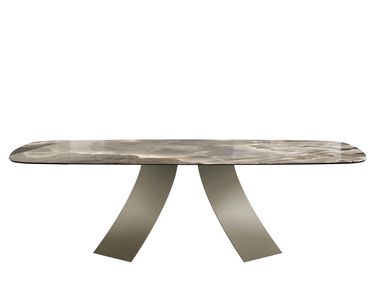 Rectangular ceramic table TWIST EFORMA