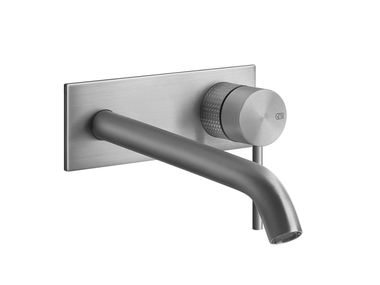 Miscelatore per lavabo in acciaio inox con piastra CESELLO 54484/54488/54490 Gessi