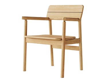 Sedia da giardino in teak con braccioli TANSO Case