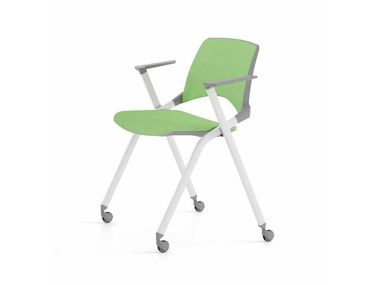 Stackable chair with castors KENDO ESTEL GROUP
