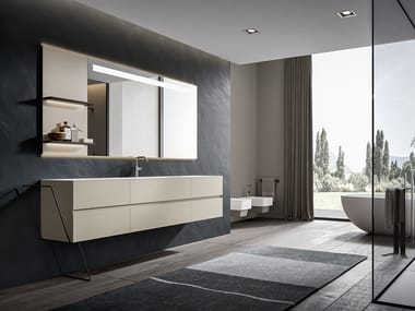 Edoné by Agorà, CHR4 005 Mobile lavabo sospeso con cassetti