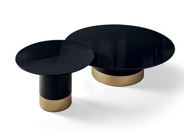 Round crystal coffee table CILINDRO LOW EFORMA