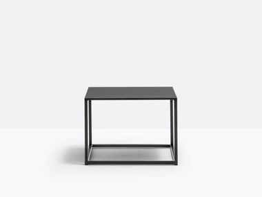 Square steel bistro side table CODE 50X50X36 Pedrali