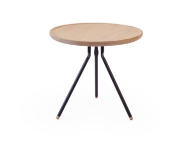 Mesa de centro de café redonda baixa de carvalho BEND COFFEE TABLE Askia