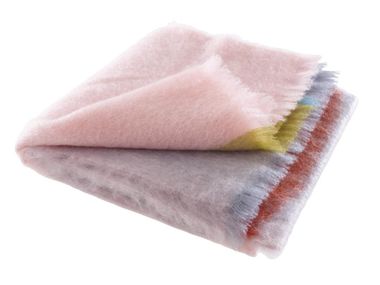 Reversible mohair throw COPENHAGUE Ligne Roset