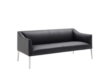 2 seater leather sofa COUVÉ SF1278