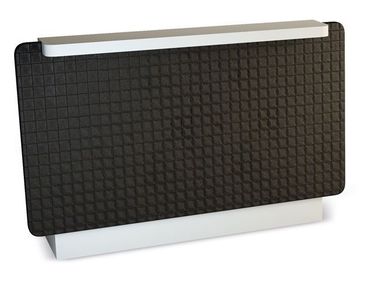 Acrylic and eco-leather reception desk CPT 150 Gamma & Bross