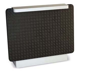 Acrylic and eco-leather reception desk CPT 90 Gamma & Bross