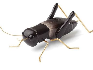 Ceramic decorative object CRICKET BLACK Mambo Unlimited Ideas