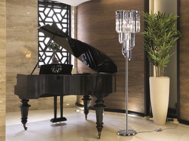 Glass floor lamp CRISTALLI 5085 Patrizia Volpato
