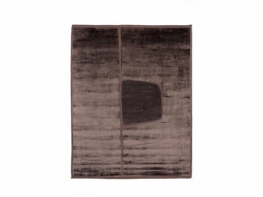 cc-tapis, CUT OUT MONOCROMO Tappeto fatto a mano su misura