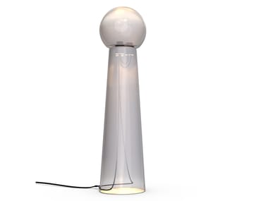 Darmes, GIGI GRAND Lampada da terra a LED in vetro soffiato con dimmer