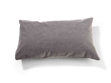 Solid-color rectangular fabric cushion with removable cover D10 Dienne Salotti