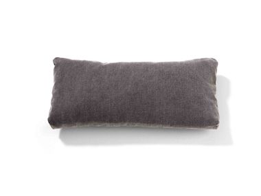 Solid-color rectangular fabric cushion with removable cover D17 Dienne Salotti