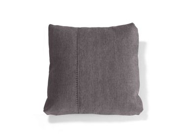 Solid-color square fabric cushion with removable cover D201 Dienne Salotti