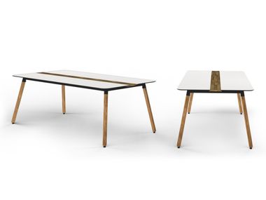 Rectangular HPL garden table DAISY MAMAGREEN