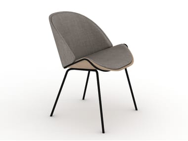 Upholstered fabric chair DANIA DCR-UBWS