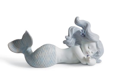 Lladró, DAY DREAMING AT SEA MERMAID Soprammobile in porcellana