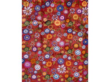 Rectangular wool rug with floral pattern IKEBANA KYOTO 4 Zollanvari