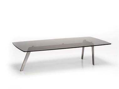 Rectangular glass coffee table DCV 500 Former In Italia