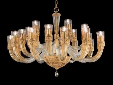 Crystal chandelier with Swarovski® Crystals DEA L12+6+6 Euroluce Lampadari