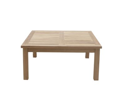 Square low central coffee table DEHORS Il Giardino di Legno