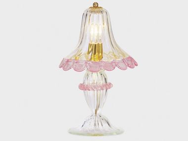 Murano glass table lamp DELFI Sogni Di Cristallo
