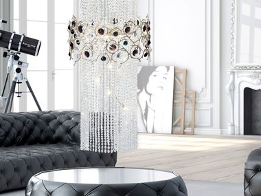 Luminária pendente halogénio com cristais DIAMOND VEIL Serip