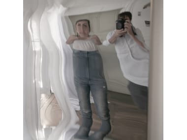 DISTORTING MIRROR | Square mirror By VIDAME EDITIONS design Julien Vidame