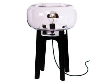 Lampada da tavolo in vetro DOELAN | Lampada da tavolo Flam & Luce