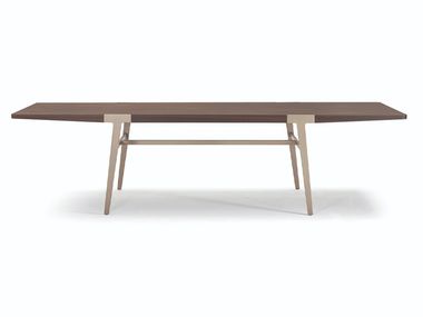 Rectangular wooden table DOMUS Turri