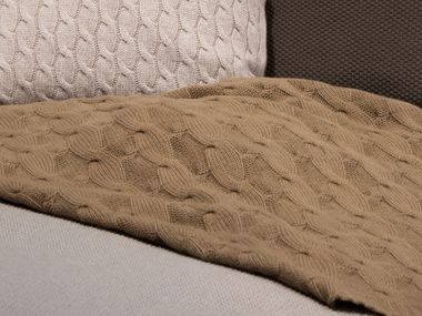 Cashmere throw DOUBLE BRAIDS FORMITALIA