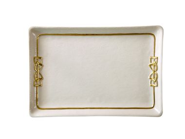 Rectangular porcelain tray DRESSAGE VILLARI