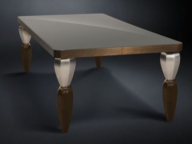 Rectangular oak living room table DRUMMOND VGnewtrend