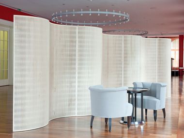 JANUS Partition Wall Wooden office screen By dukta