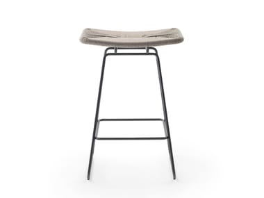 High garden stool with footrest ECHOES OUTDOOR