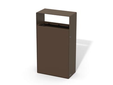 Portarifiuti in acciaio zincato EIGHT | Portarifiuti per esterni LAB23