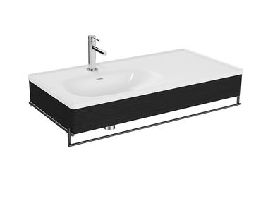 Mobile lavabo singolo sospeso con porta asciugamani EQUAL Vitra Bathrooms & Tiles