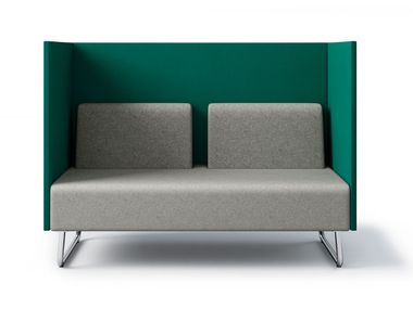 2 seater high-back fabric sofa ERIC Domingo Salotti