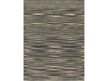 Rectangular wool rug ETCHED ZILLU IN BLACK & WHITE Zollanvari