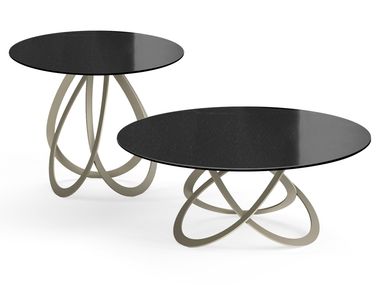 Round crystal coffee table FEBE LOW EFORMA