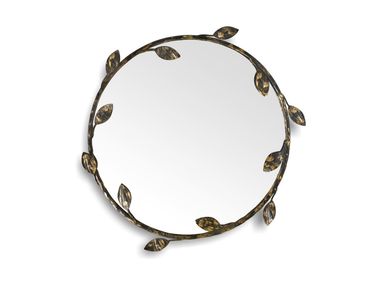 Specchio rotondo da parete FOLIAGE ROUND Abrissi