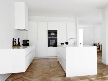 Solid wood kitchen with island FORM 6 + FORM 7 Multiform