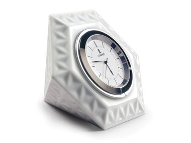 Table-top porcelain clock FRAME HEXAGONAL Lladró