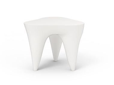 Fiberglass high side table IVORY GANSK