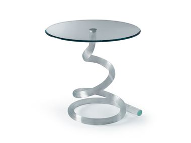 Mesa de centro redonda de vidro GHIBLI Reflex