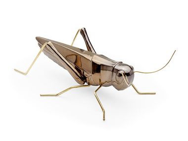 Ceramic decorative object GRASSHOPPER GOLD Mambo Unlimited Ideas