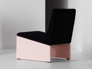 Poltroncina bassa in tessuto riciclato ohh gumpo