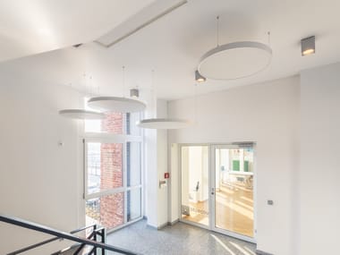 Objectiv, ALUFRAME SMART SAIL Pannello acustico a sospensione con telaio in alluminio